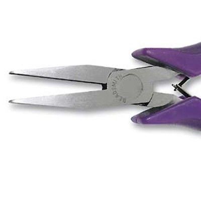 Flat Nose Pliers Ergo Handles Beadsmith 41800 Purple Handles 5in Long
