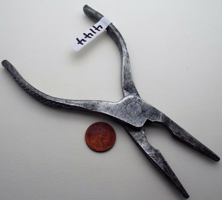 VINTAGE 6 INCH LONG NEEDLE SNUB NOSE SPECIALITY PLIERS HARROLD USA VG CONDITION