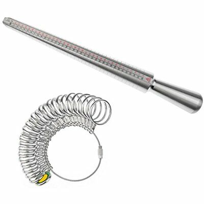 Ring Jewelry Sizers & Mandrels Mandrel Metal Mandrel, Finger Sizing Measuring Of