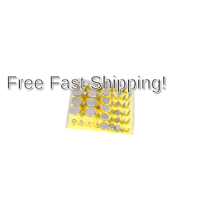 Agile-shop 50 Pcs Diamond Tipped Coated Rotary Grinding Head Jewelry Lapidary...