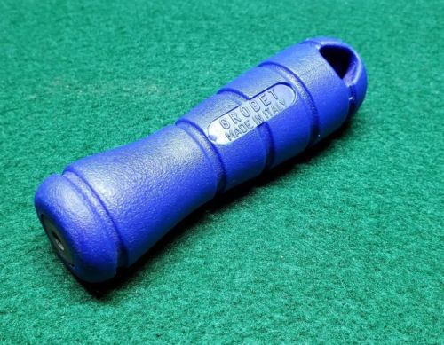 Grobet Blue Plastic File Handle with Metal Gripping Insert Size 1