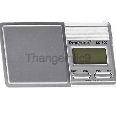 Proscale LC-300 Mini Pocket Digital Electronic Lcd Jewellery Scale 300g 0.1g