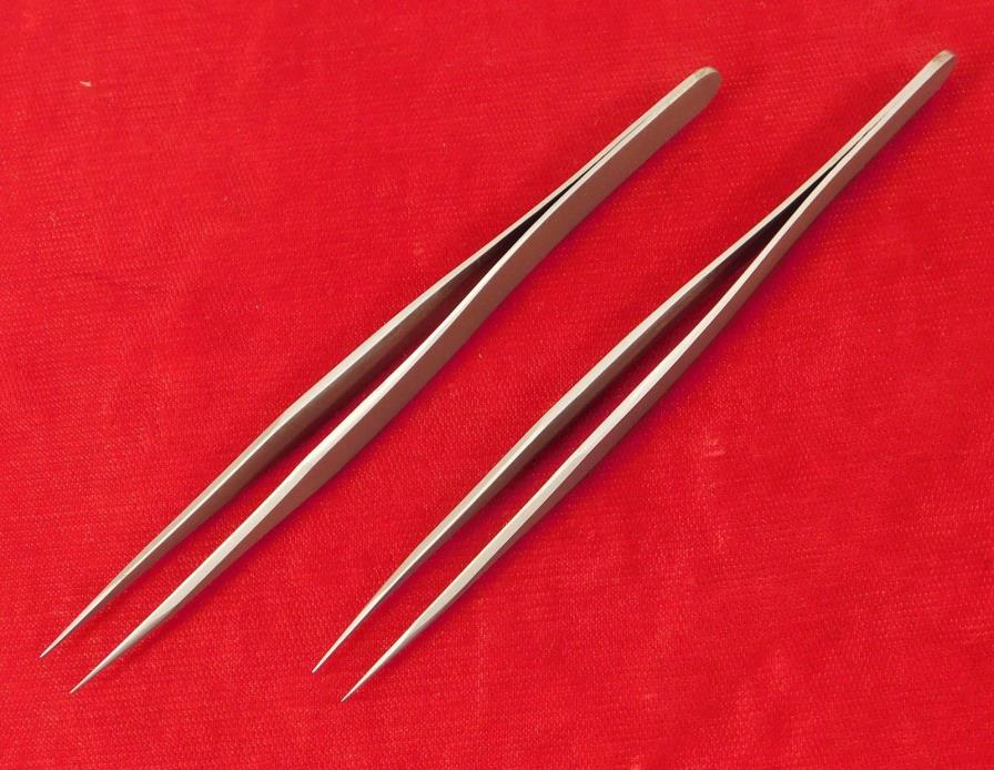 Titanium Tweezers PACK OF 2 Tweezer #3 Watchmaker Watch Clock Jewelry Repair