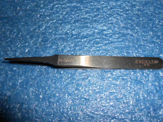EXCELTA 2A-SA-PI TWO STAR TWEEZERS / ANTI-MAGNETIC / MADE IN ITALY / -- LOT 869
