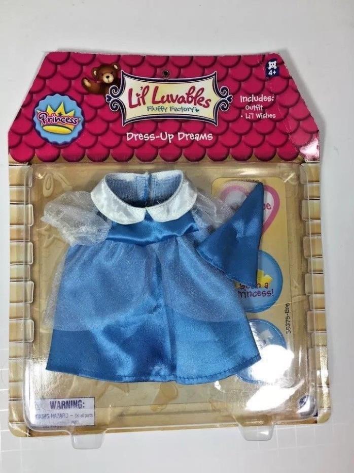 Li'l Luvables Fluffy Factory Bear Dress up Princess Outfit Doll Clothing NEW (W7