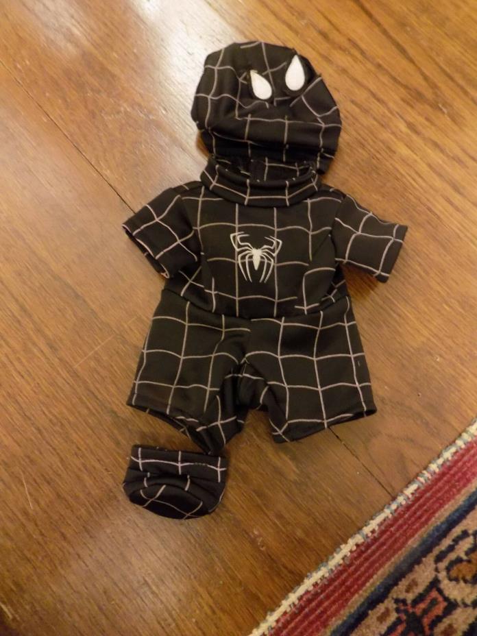 The Bear Mill Black Spiderman Mini Outfit 10