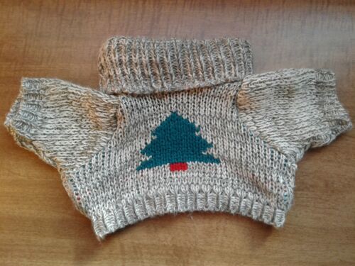 teddy bear & doll SWEATER CLOTHING accessories clothes Christmas tree holiday