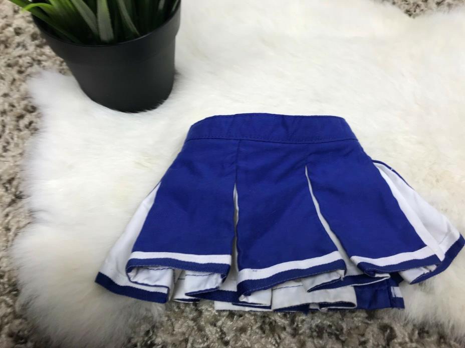 Build A Bear Workshop Clothing Skirt Tennis Pleated Blue White