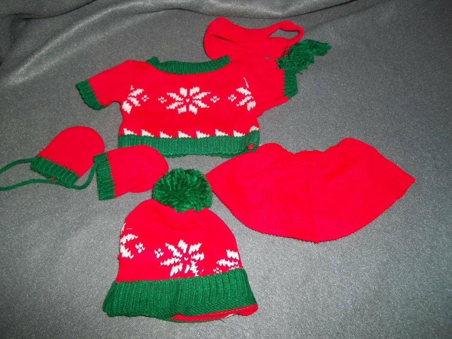 TENDER HEART TREASURES DOLL/BEAR CHRISTMAS OUTFIT