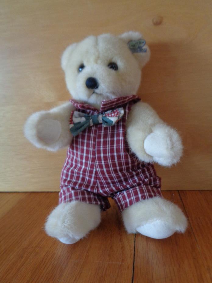 Annette Funicello Teddy Bear ~ With Adorable Plaid Outfit ~ 9