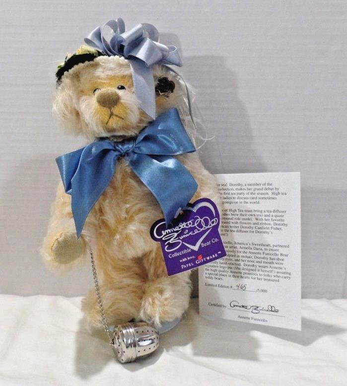Annette Funicello High Tea Collection Teddy Bear - DOROTHY