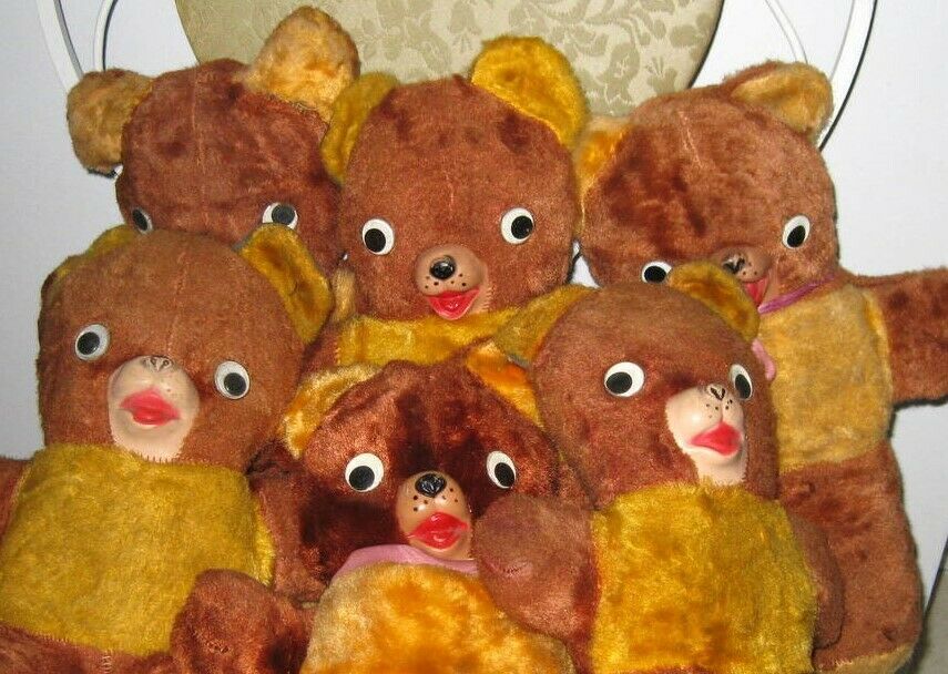 6 VINTAGE / ANTIQUE TEDDY BEARS 13