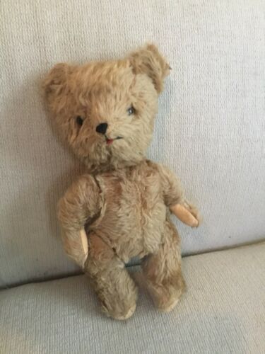 Antique Vintage 1930s 40s mohair Character Novelty Co. Teddy Bear 12” Tall