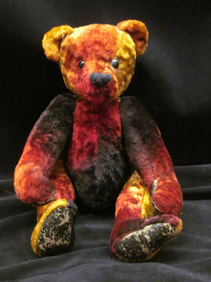 OOAK Handmade Antique Velvet Artist Bear by Martha Burch