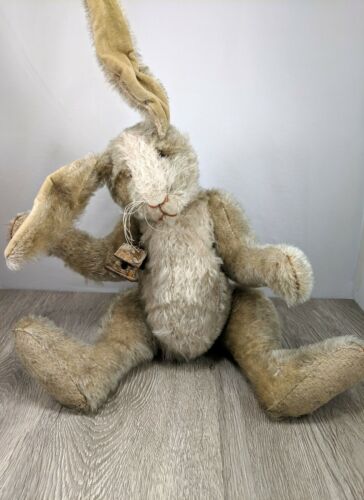Vintage 1998 Artist Signed Frances Harper Mohair Bunny Rabbit Rare