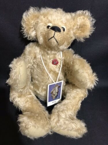OOAK Artist Bear vintage Jointed Mohair Teddy 18 inch