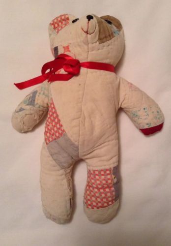 Vintage Quilt Bear Teddy Bear (Made From Vintage Quilt)