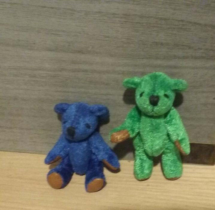 miniature teddy bear dollhouse miniature bear adjustable bear russ berrie
