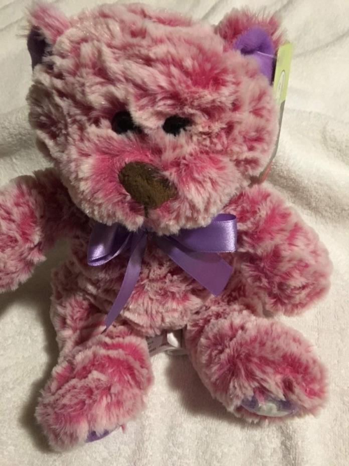 Animal Adventure NWT Pink Plush Bear...8”