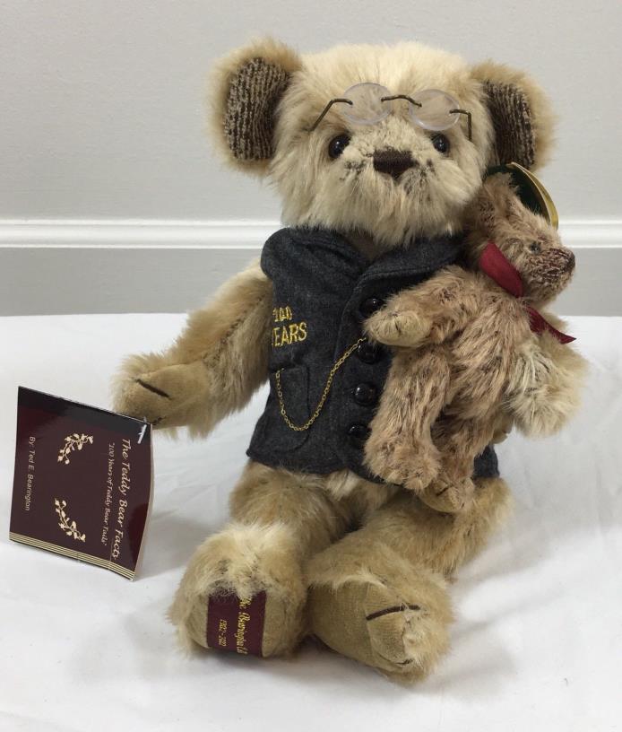 Ted E Bearington 100 Years Bear Faux Mohair 1902-2002 Limited Edition 1377 NEW