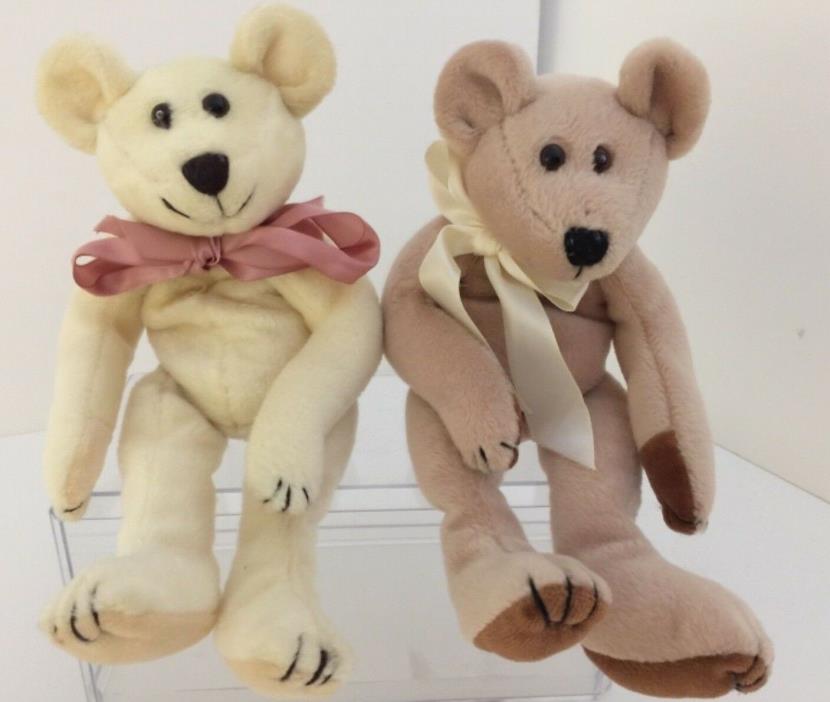 Boyds Bears & Friends J.B. Bean Plush Bears PADDY & DILLY McDOODLE - jointed