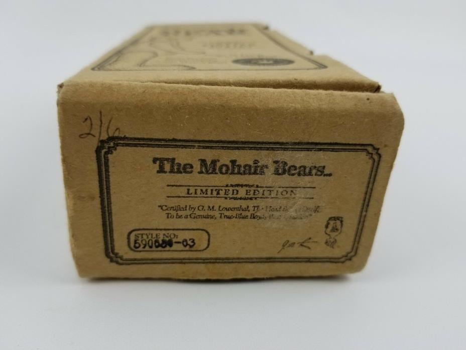 Boyd's Teddy Bear  Mohair Collection Style 590080-03 Collectors Edition