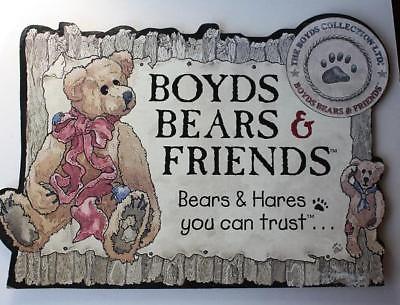 Boyd's Bears and Friends Cardboard Store Counter Display Sign-Boyd's Collection