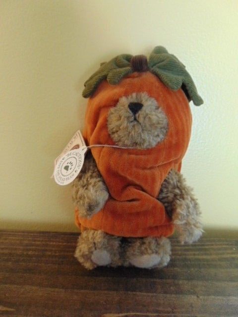 Boyds Bears Halloween Plush Chenille Gourdon Punkinpeeker #913982 doll pumpkin