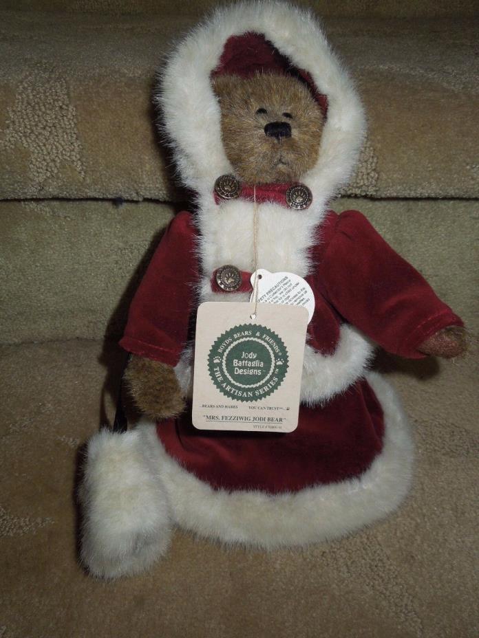 BOYDS Bear Plush Mrs Fezziwig Jodi Bear 9