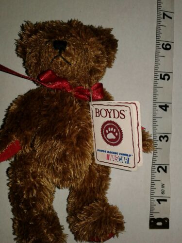 Boyds Bears Plush KASEY KAHNE LIL RACING FUZZIE Fabric Nascar #9 Bear 919488