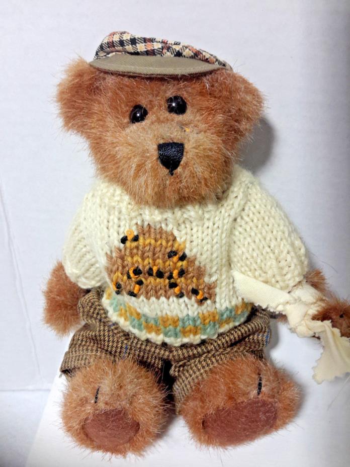 Boyds Bears Baily & Friends Plush Edmund T Bear Retired Bee Sweater