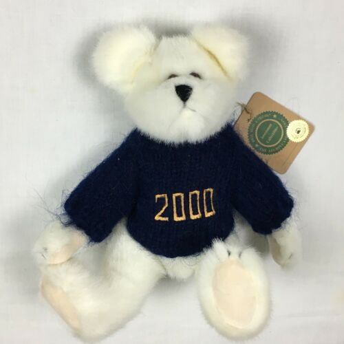Boyds Bear Profitts Plush White Millenium Sakary Millenia 2000