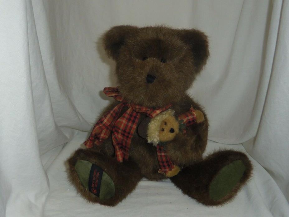 Russel Bear Scardycrow 16in Boyds Bears teddy bear with rag doll 919850