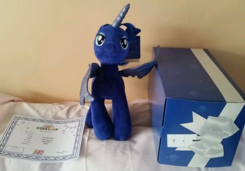 New Build a Bear Plush My Little Pony Princess Luna Stuffed w/Berry Blast Scent