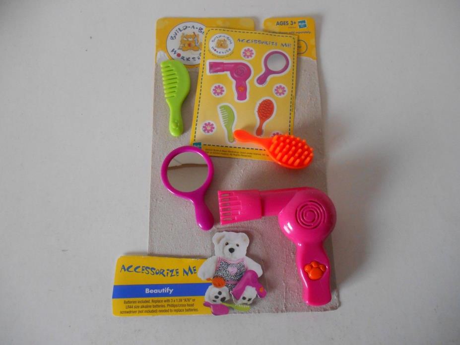 BUILD A BEAR DRESS ME BEAUTY ACCESSORIES COMB BRUSH HAIR DRYER for DOLL