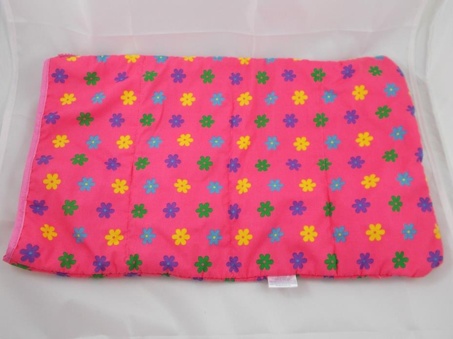 Build a Bear Workshop Sleeping Bag Pink Flower 19