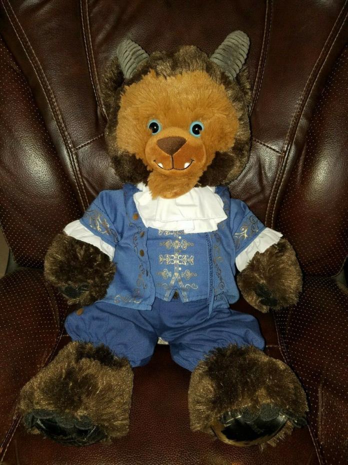 Disney's Beast Beauty and the Beast Build A Bear BABW w/ ballroom costume