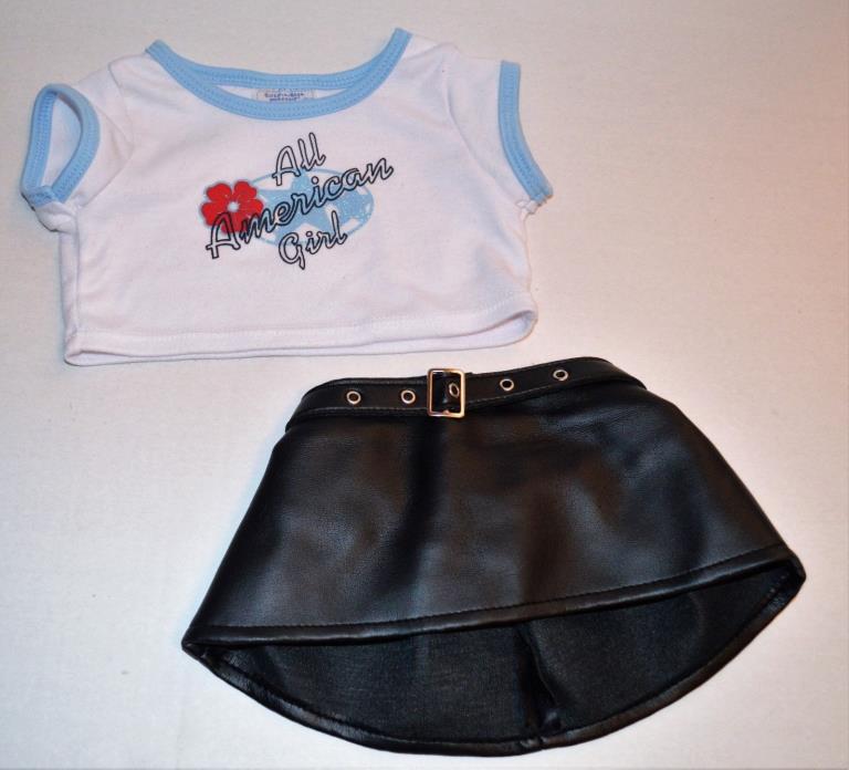 BUILD-A-BEAR WORKSHOP CLOTHES OUTFIT TOP & SKIRT LOT SET OF 2