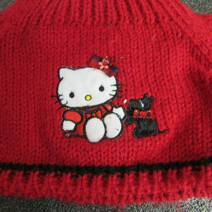 Build-a-Bear Hello Kitty Red Black Scottie Sweater