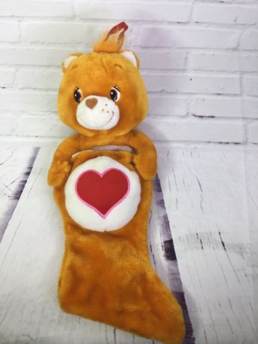 Care Bears Tenderheart Orange Stuffed Plush Novelty Christmas Stocking 18in