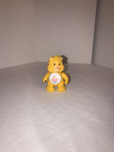 Vintage CARE BEARS Birthday Bear Rare Jointed Vinyl Posable Figure Toy 80s #2