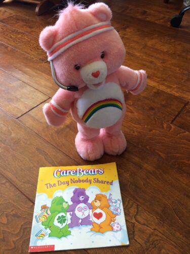 Exercise Rainbow Care Bear Pink . With Book -(sharing )Non Working Electronics