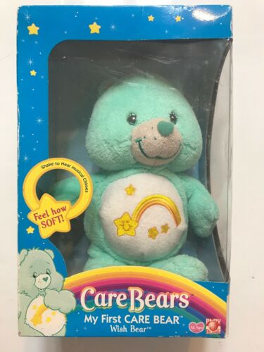 2004 my first care bear super soft musical chime wish bear