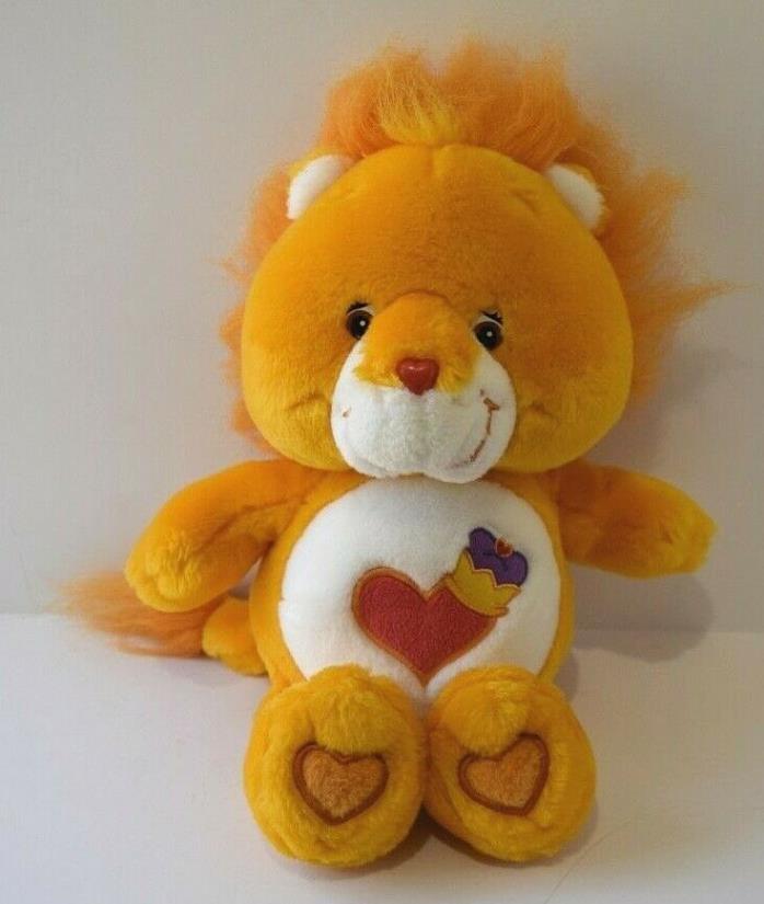 Care Bear Cousins Brave Heart Lion Plush Stuffed Animal Toy 2004