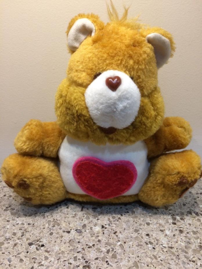 VINTAGE CARE BEARS PLUSH BANK TENDERHEART 1984 (