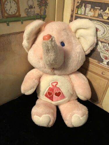 Vintage 2004 Care Bear Cousin Plush bears Pink Elephant