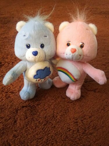 Care Bears GRUMPY BEAR & CHEER BEAR CUDDLE PAIRS HUGGING 7