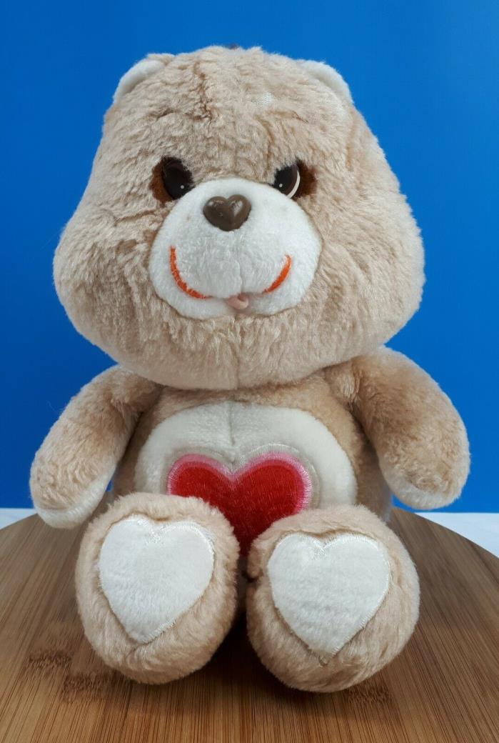 Vintage 80' Care Bears Plush Tenderheart Bear Stuffed Animal Heart on Tummy 13
