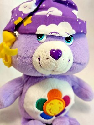 Care Bears Purple Happy Sunshine Harmony Bear w/ Nightcap 5