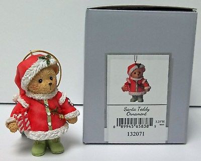 Cherished Teddies Santa Ornament # 132071 NEW 2018